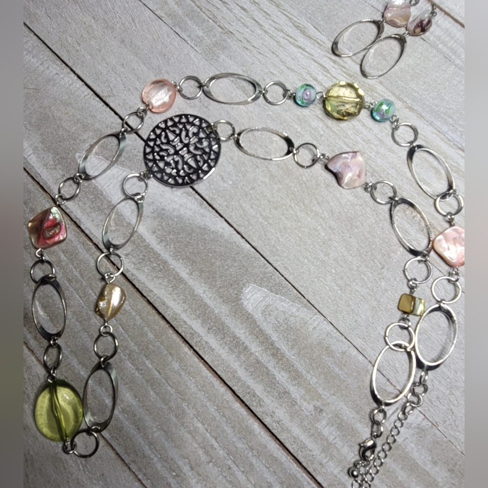 Multi Stone and Silver Jewelry set
